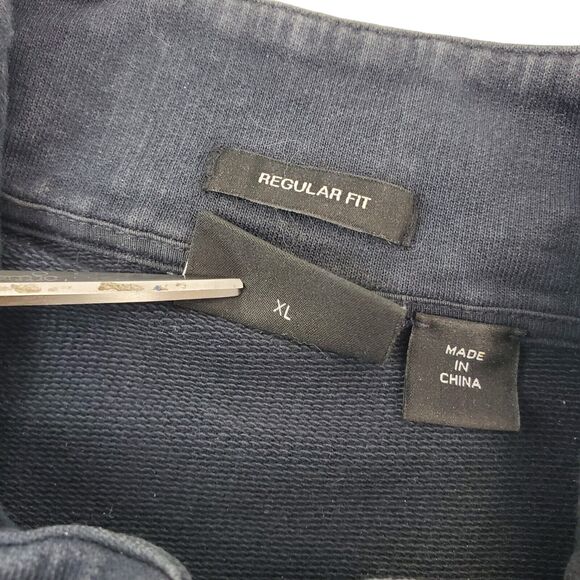 BOSS Hugo Boss Jacket Mens XL Black Regular Fit Fleece Full Zip Designer Casual - Picture 7 of 8